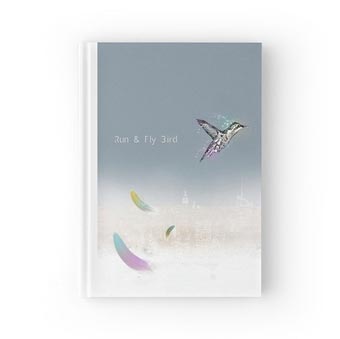 Run and Fly Bird - Hardcover Journal