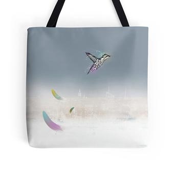 Run and Fly Bird - Tote Bag